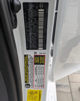 Toyota Camry cena 138900 przebieg: 47000, rok produkcji 2021 z Szepietowo małe 407